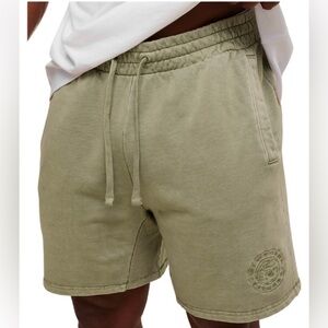 Gymshark Legacy Embroidered Shorts Khaki Green Size L